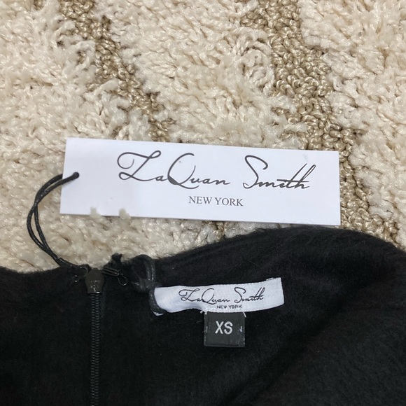 FINAL PRICE. NWT Laquan Smith Textured Stirrup Jumpsuit - Picture 6 of 6